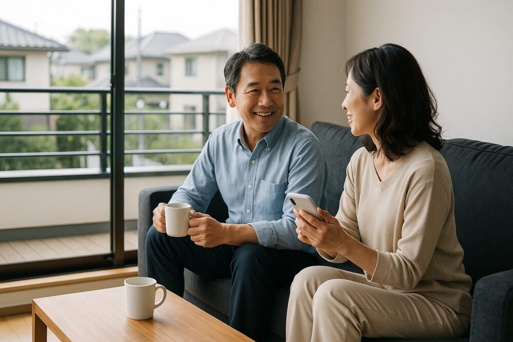 夫婦で使うセカンドリビングのひととき
