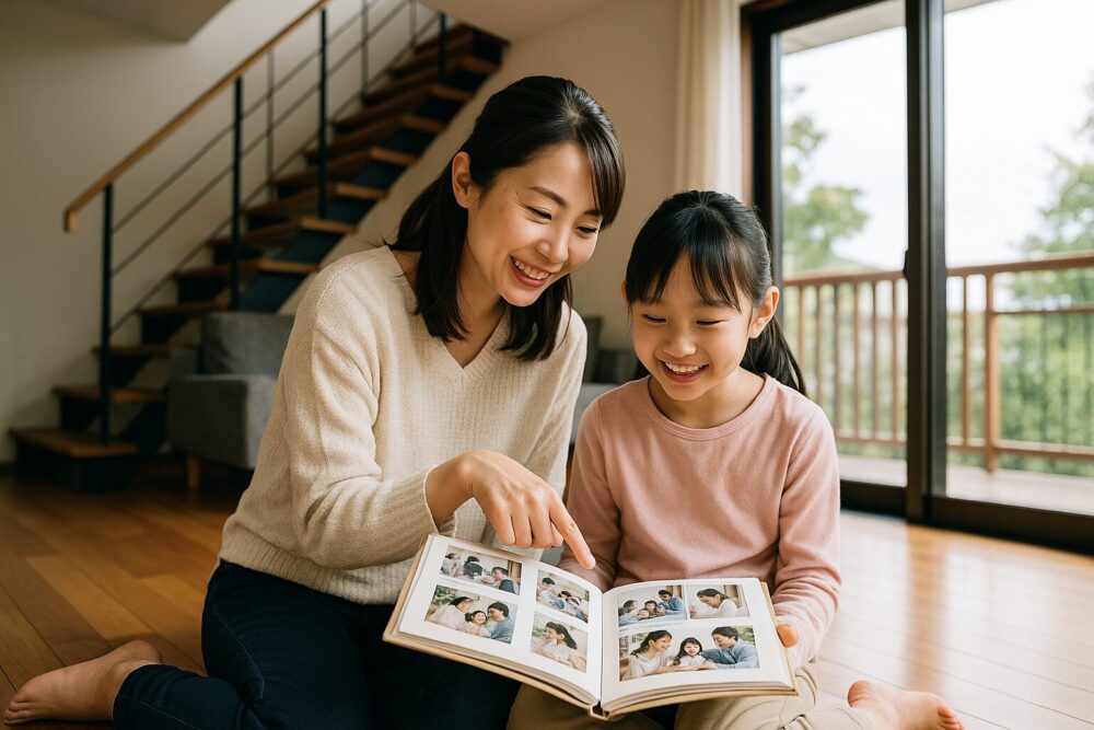 家族の歴史とともに成長するリビング