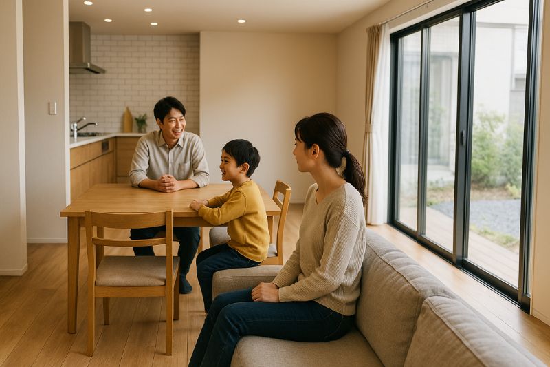 災害時も家族が集える安心の大きなLDK