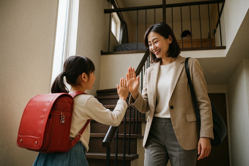 朝の光と家族の動線が交差する住まい