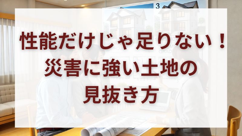【耐震等級3は完璧じゃない?】ハザードマップで見抜く「本当に安全な土地」の選び方
