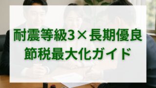 耐震等級3×長期優良で節税最大化｜2025年最新版ガイド 