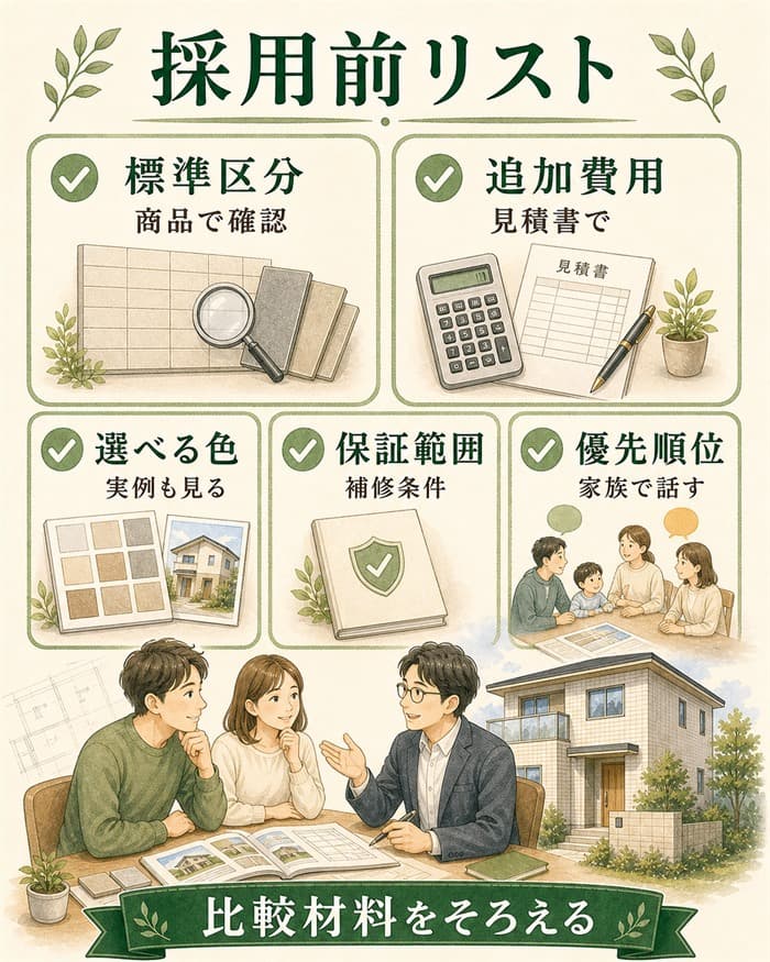採用前に営業担当や家族で確認するチェックリスト