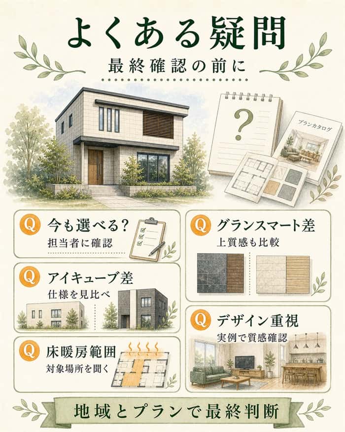 アイスマート検討前によくある疑問の整理カード