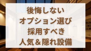 一条工務店のおすすめオプション｜採用満足度が高い設備＆失敗例も紹介 