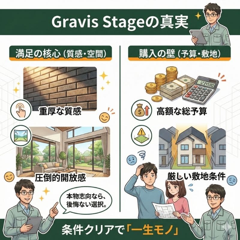 積水ハウスGravis Stageのメリット・デメリット