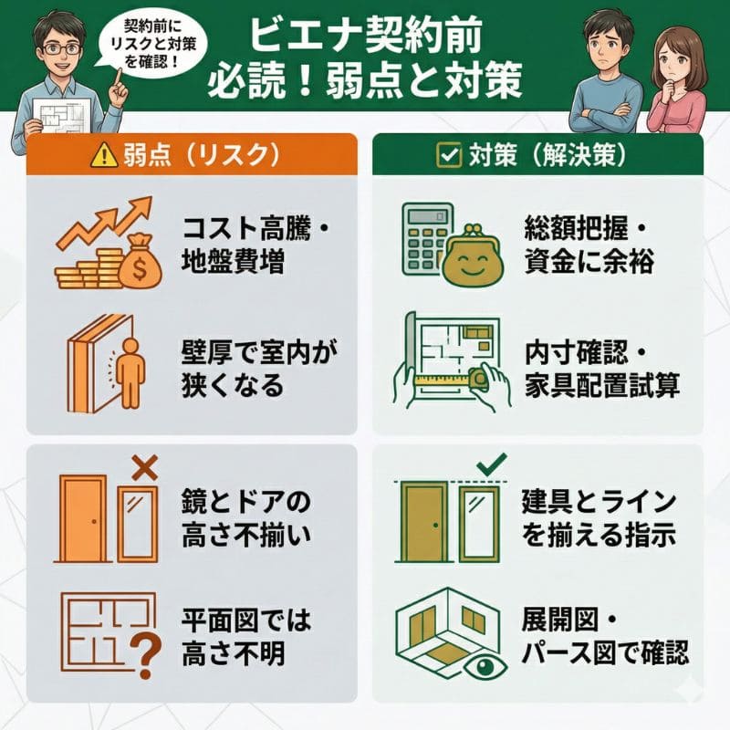 積水ハウス ビエナ契約前の弱点と対策
