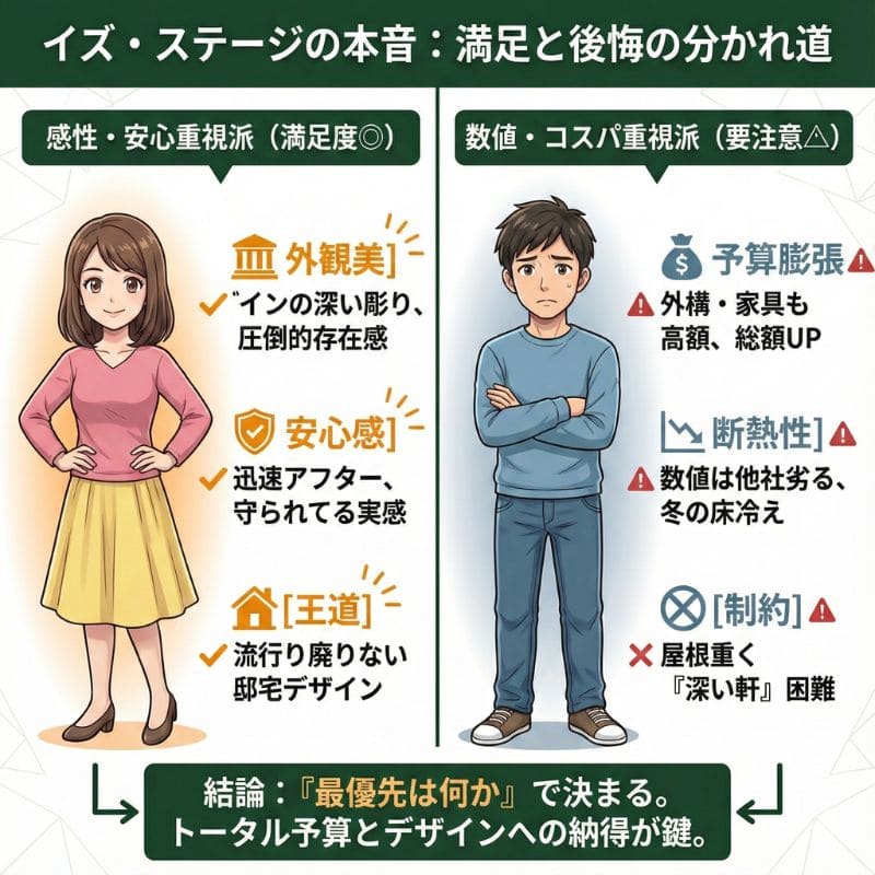 積水ハウス イズ・ステージの本音：満足と後悔の分岐点