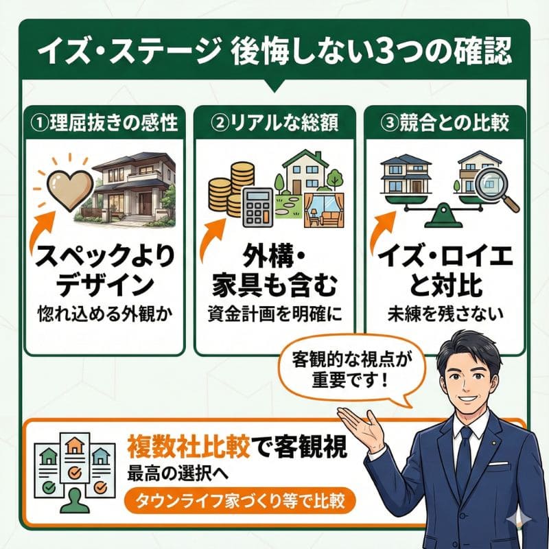 積水ハウス イズ・ステージ 後悔しない3つの確認ポイント