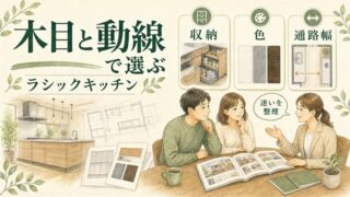 一条工務店のラシックキッチン完全ガイド｜収納・機能・カラー後悔しないコツ 