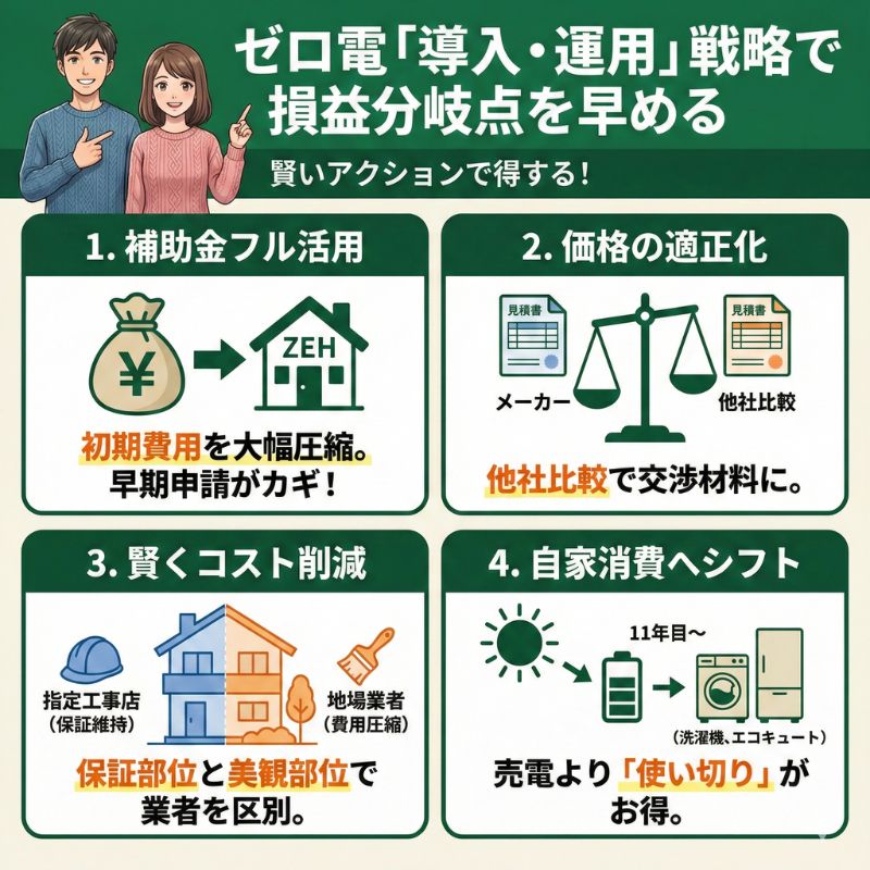 積水ハウスのゼロ電導入・運用戦略図解