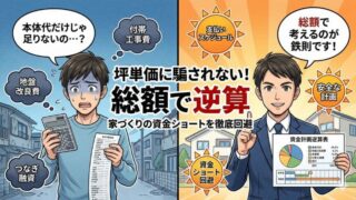 注文住宅の費用は総額で逆算！支払いタイミングと資金ショートを防ぐ方法 