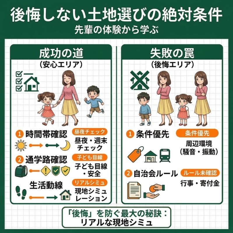 入居後に後悔しないエリア選び