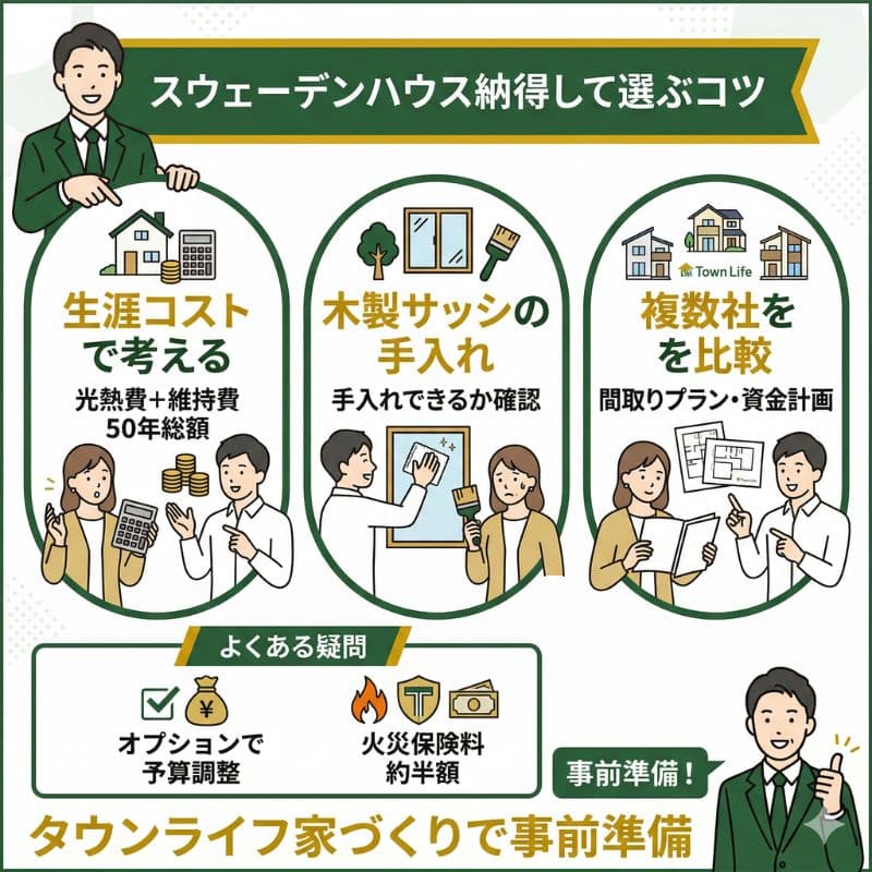 スウェーデンハウスを納得して選ぶコツと事前準備