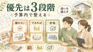 注文住宅の優先順位はどう決める？予算オーバーを防ぐ3段階の仕分け法 