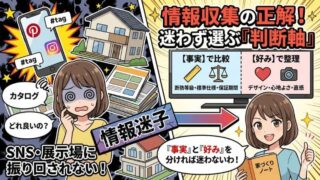 注文住宅の情報収集で迷子？SNSや展示場に振り回されない手順 