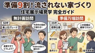 住宅展示場見学は準備が9割！営業に流されない冷静な比較法 