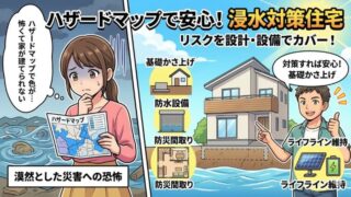 注文住宅はハザードマップで安心！浸水に強い安全な家の建て方 