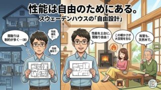 フルオーダーの性能とデザインを両立。スウェーデンハウスの自由設計が選ばれる決定的な理由 