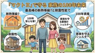 スウェーデンハウスのマクトⅡで守る家族の未来。断熱等級7と耐震性能で100年安心な家 