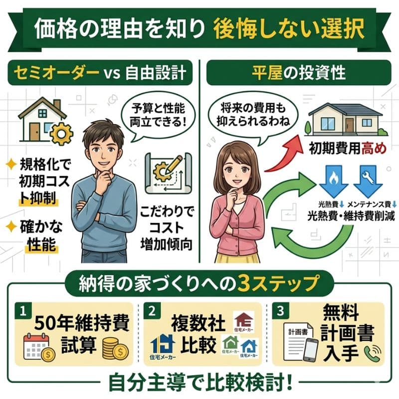 スウェーデンハウス価格・性能・選択肢と、家づくり3ステップ。