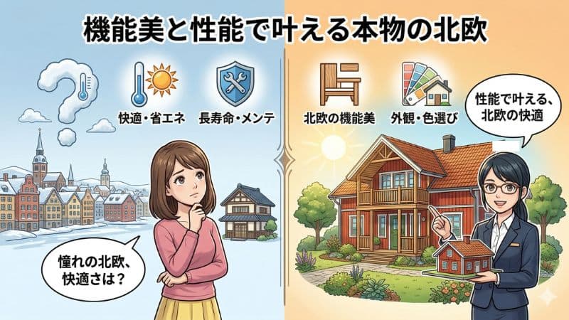 北欧らしい家づくり｜スウェーデンハウスで叶える理想の外観と色選びのポイント 