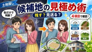 ハザードマップの見方｜家を建てる前に確認したい土地の判断基準 