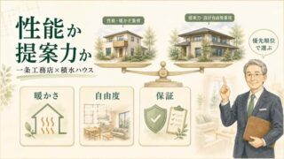 一条工務店と積水ハウスを比較｜性能・設計自由度・価格差で選ぶ基準 