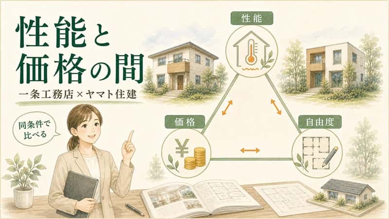 一条工務店とヤマト住建を比較｜高断熱で後悔しない選び方【2026年版】 