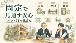 フラット35で注文住宅は安心？資金繰りとつなぎ融資の注意点 