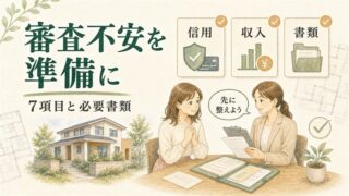 住宅ローン審査に通る条件｜重視7項目と必要書類の準備チェック 