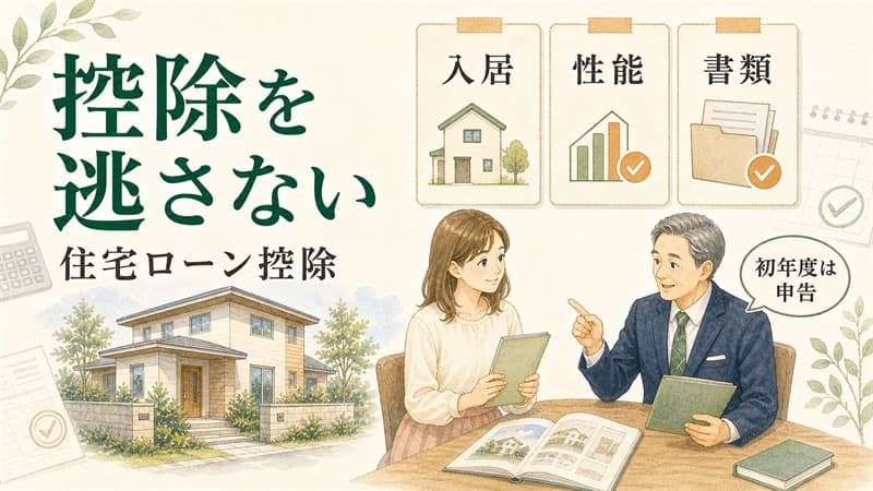 注文住宅の住宅ローン控除とは？条件・申請手続き・還付額の目安 