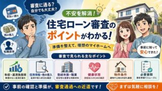 住宅ローン審査に通る条件｜重視7項目と必要書類の準備チェック 