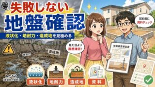 注文住宅の地盤の見極め方｜液状化・地耐力・造成地の確認手順 