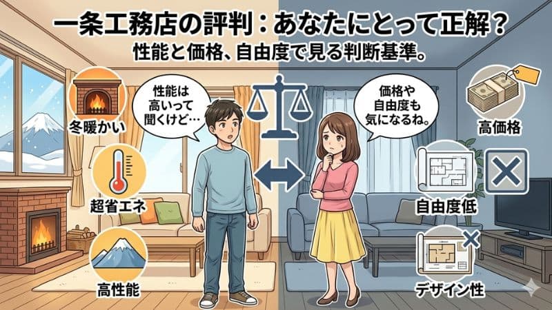 一条工務店の評判｜後悔を避ける「満足・不満」口コミの分析と判断基準 