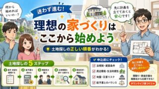 注文住宅の土地探しの始め方｜最初に決めることと失敗しない手順 