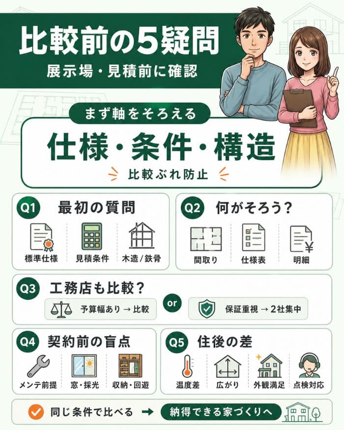 家族で優先順位を整理する3つの質問図