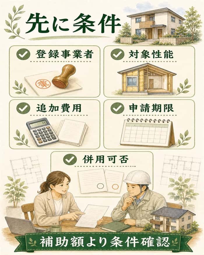 補助金申請で先に見る条件をまとめた確認リスト