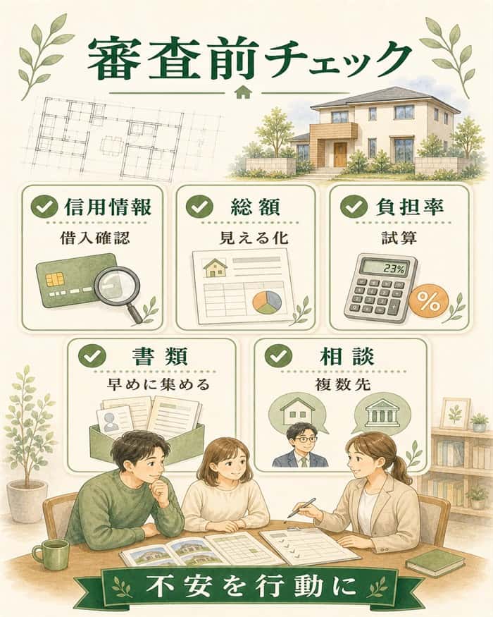 審査前に確認する5項目のチェックリスト
