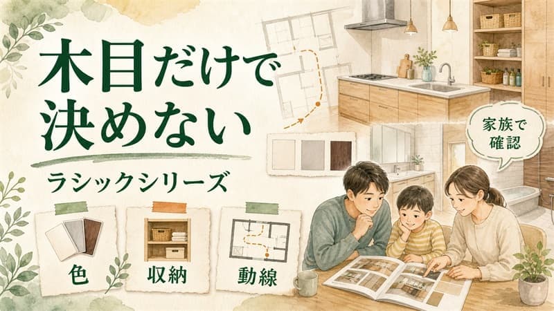 一条工務店のラシックシリーズとは？木目と標準設備で選ぶ判断軸