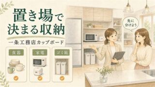 一条工務店のカップボード｜後悔しない収納計画 