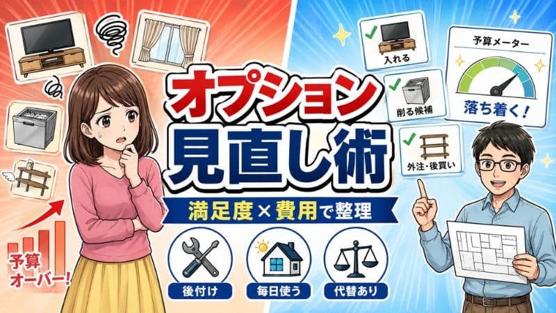一条工務店オプションの優先順位｜削るならどこ？後悔を防ぐ3つの基準 