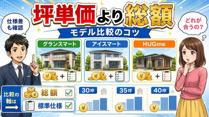 一条工務店費用比較｜全モデルの総額は？坪単価に惑わされない選び方2026 