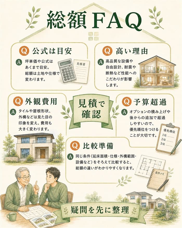 グランセゾンの総額で迷いやすい質問を整理した図解