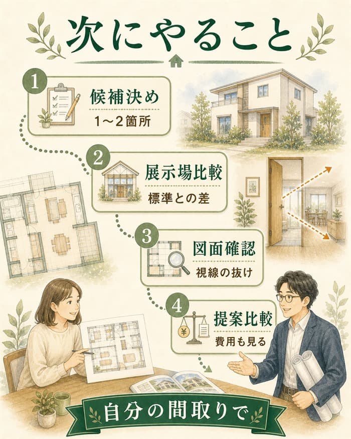 自分の間取りでハイドアを確認する手順図解
