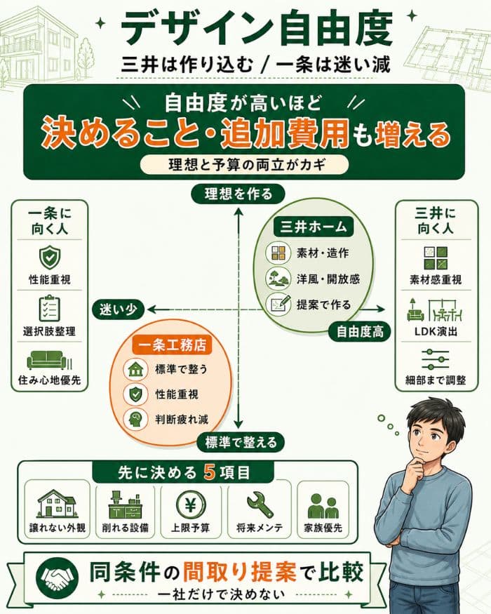 グランセゾンと三井ホーム主力商品の世界観比較
