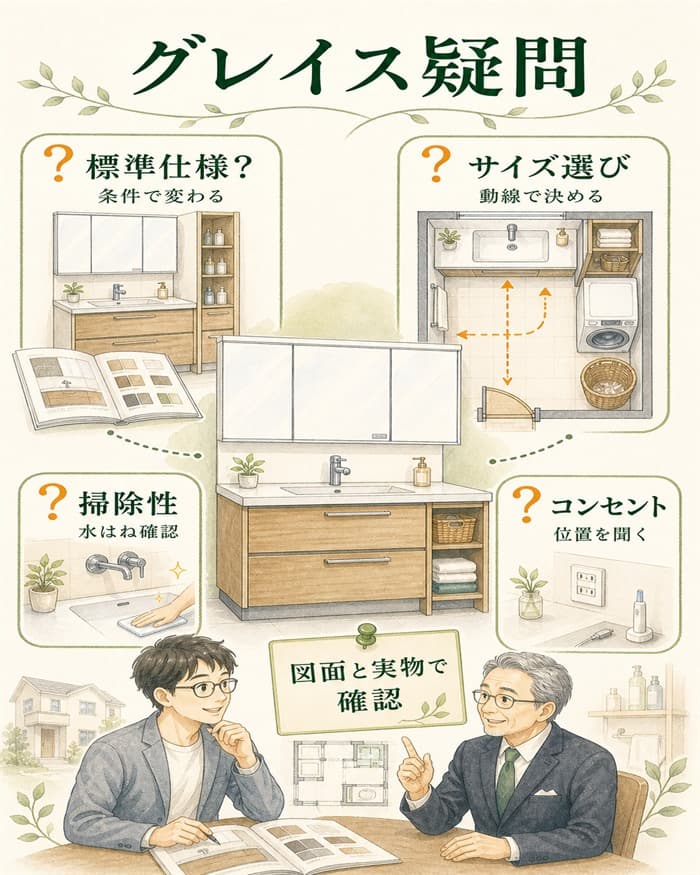 グレイスドレッサーのよくある疑問を整理した図解
