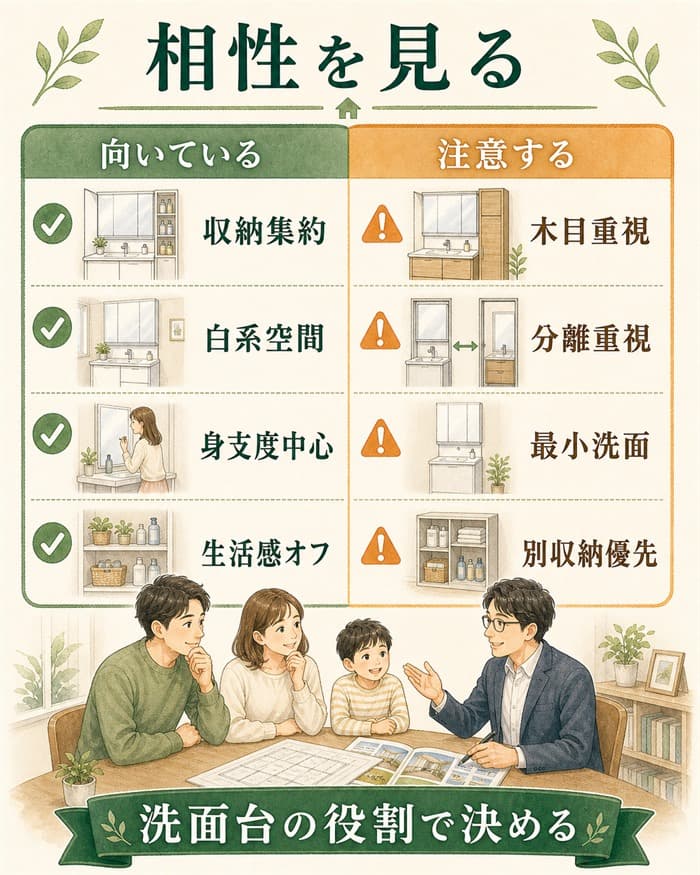 スマートドレッサーが向く人と注意条件の相性表