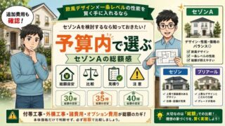 【一条工務店】セゾンAの坪単価と総額！30から40坪の価格目安 