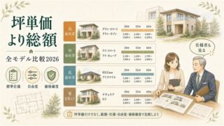 一条工務店費用比較｜全モデルの総額は？坪単価に惑わされない選び方2026 